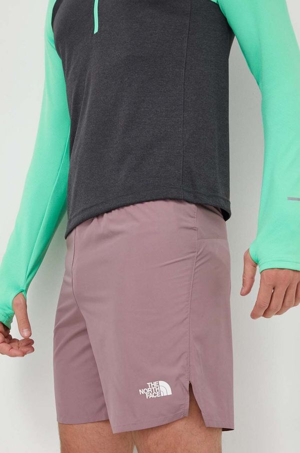 The North Face Športne kratke hlače The North Face Limitless moške, vijolična barva