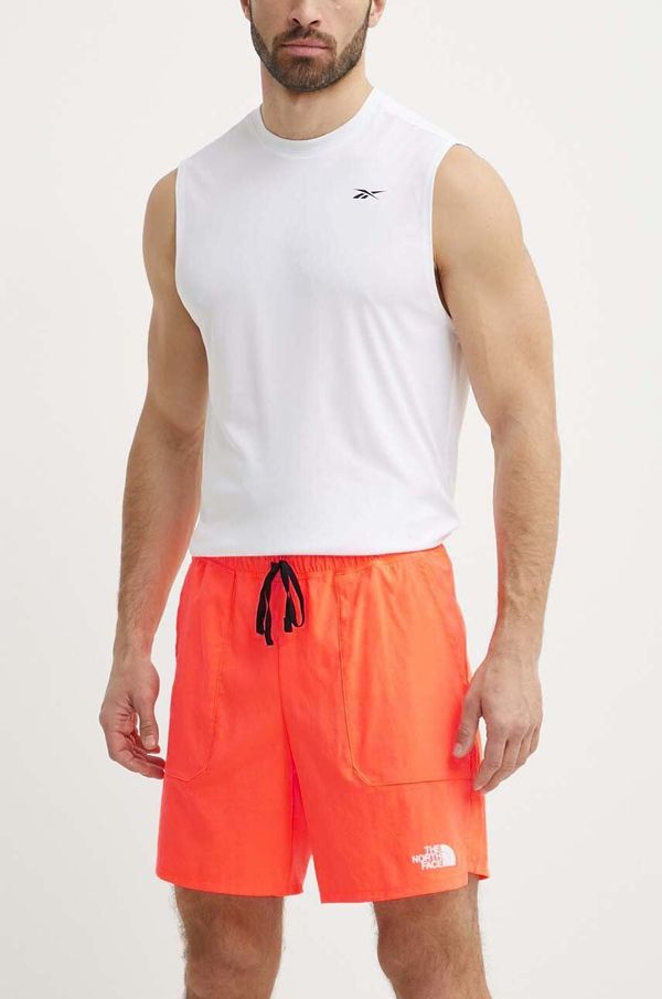 The North Face Športne kratke hlače The North Face Sunriser moške, oranžna barva, NF0A88S9QI41