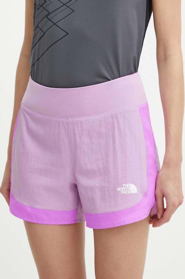 The North Face Športne kratke hlače The North Face Sunriser ženske, vijolična barva, NF0A88SETOW1