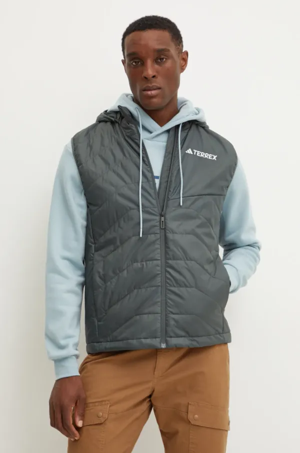 adidas TERREX Športni brezrokavnik adidas TERREX Multi zelena barva, JD8404