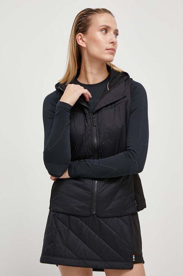 Smartwool Športni brezrokavnik Smartwool Smartloft črna barva