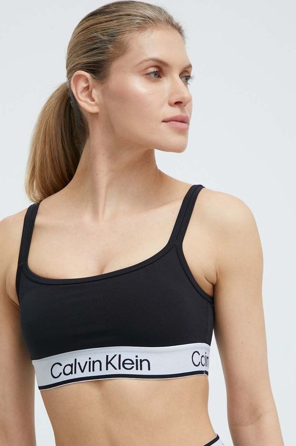 Calvin Klein Performance Športni modrček Calvin Klein Performance črna barva