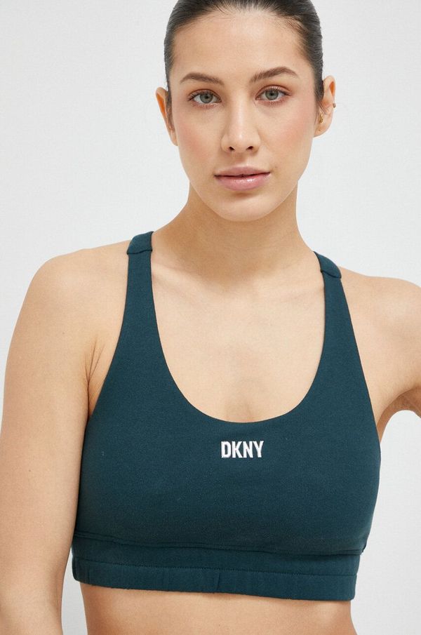 DKNY Športni modrček Dkny zelena barva