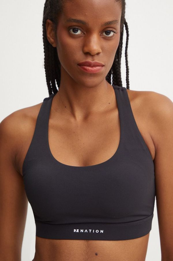 P.E Nation Športni modrček P.E Nation Frequency črna barva, 243C313