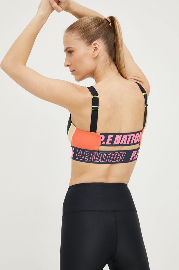 P.E Nation Športni modrček P.E Nation Left Field črna barva