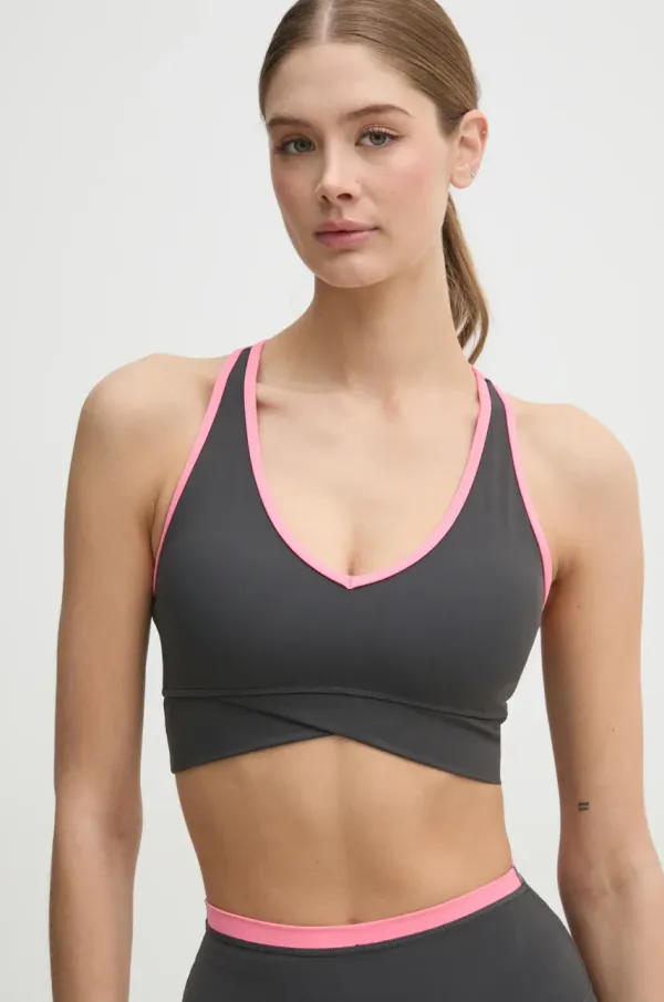 P.E Nation Športni modrček P.E Nation Vita siva barva, 243C406