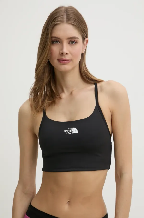 The North Face Športni modrček The North Face Flex črna barva, NF0A8BRUJK31