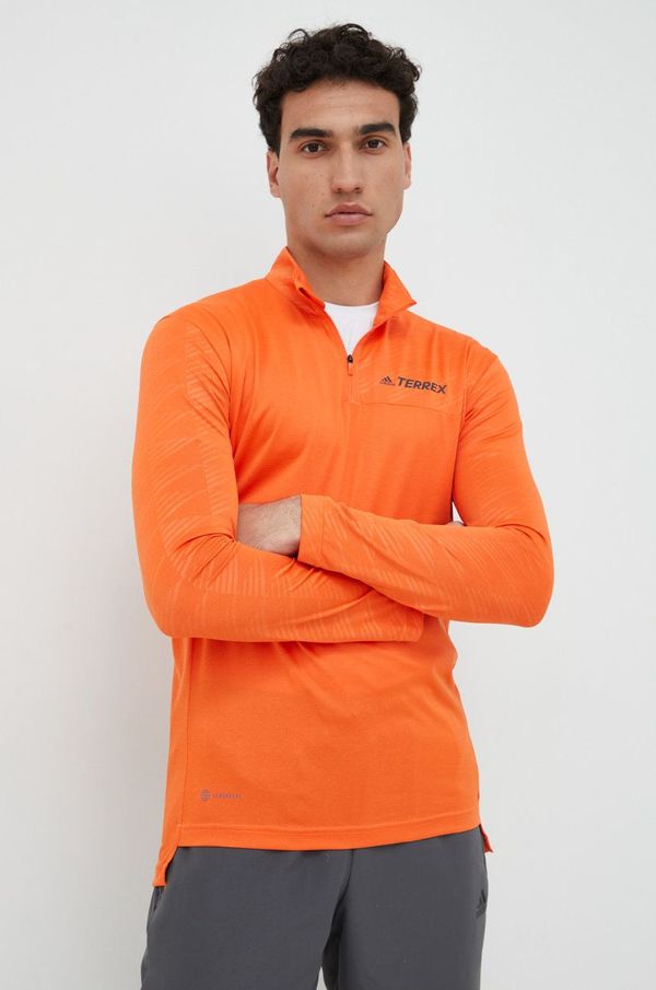 adidas TERREX Športni pulover adidas TERREX Multi moški, oranžna barva