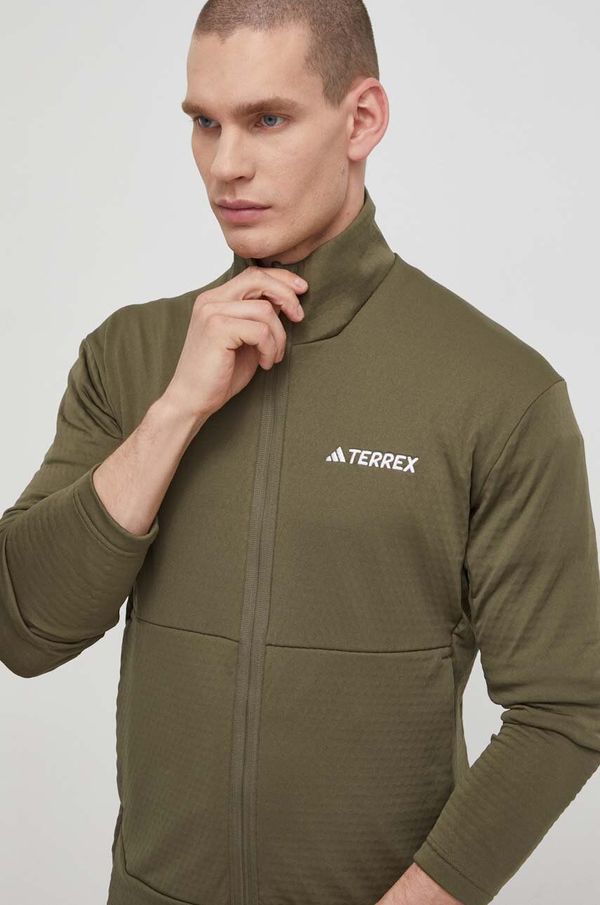 adidas TERREX Športni pulover adidas TERREX Multi zelena barva