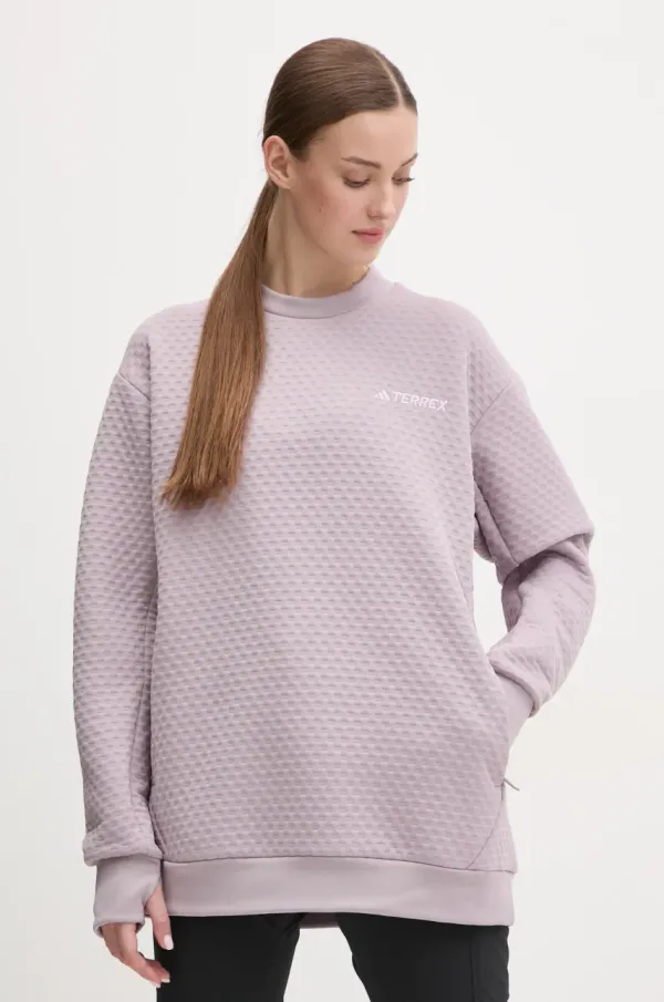 adidas TERREX Športni pulover adidas TERREX roza barva, IM8257