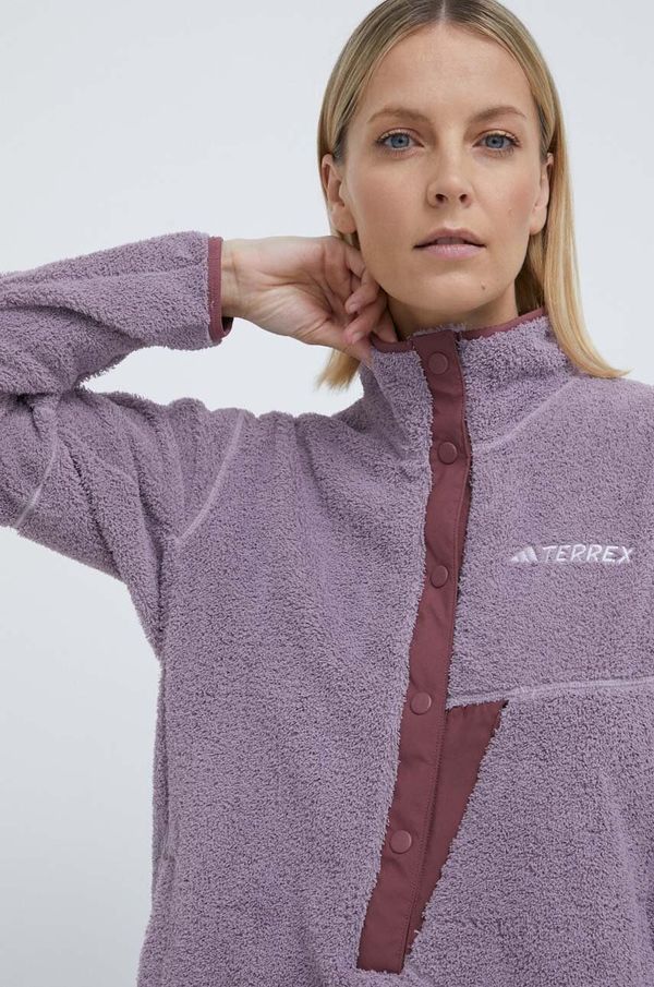 adidas TERREX Športni pulover adidas TERREX Xploric vijolična barva