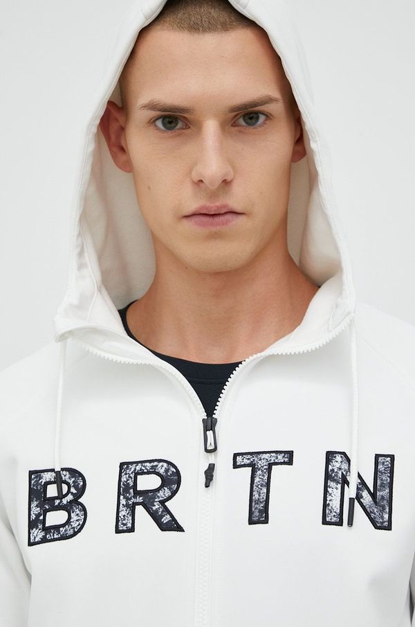 Burton Športni pulover Burton Crown bela barva