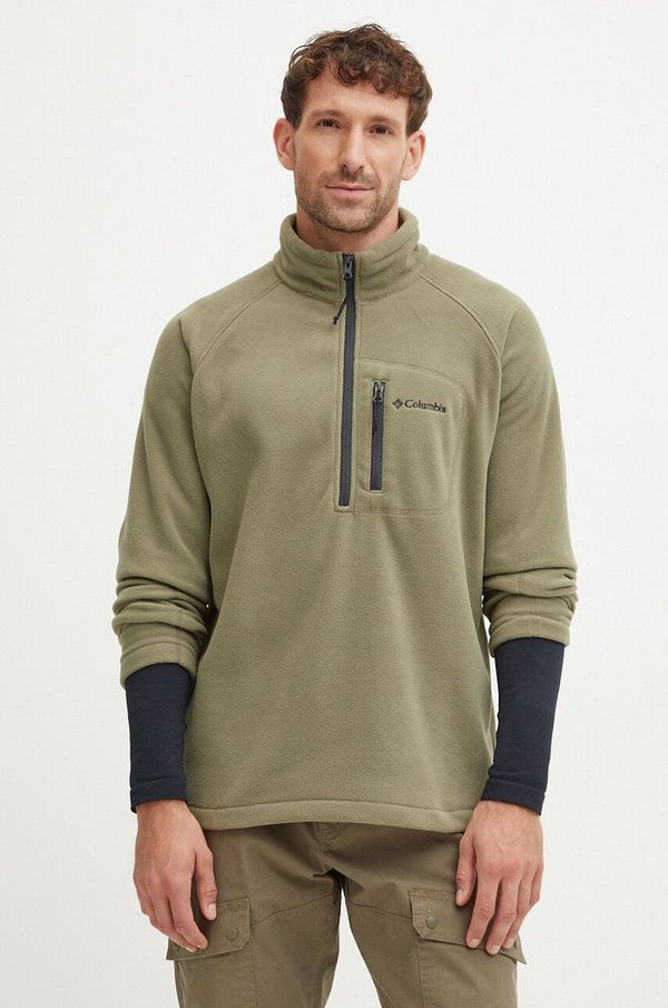 Columbia Športni pulover Columbia Fast Trek III mornarsko modra barva, 1553511