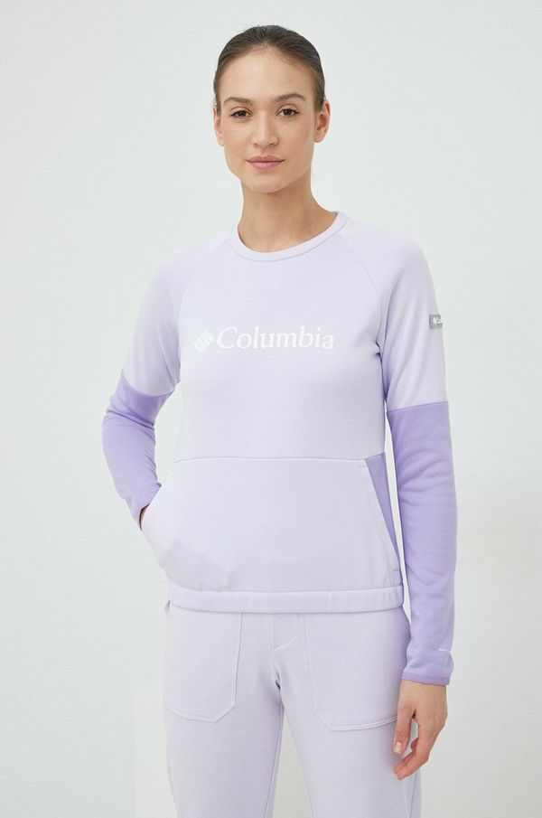 Columbia Športni pulover Columbia Windgates vijolična barva