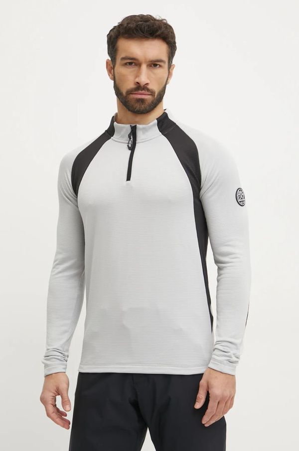 EA7 Emporio Armani Športni pulover EA7 Emporio Armani St. Moritz Powerstretch siva barva, PJQXZ.6DPMA5