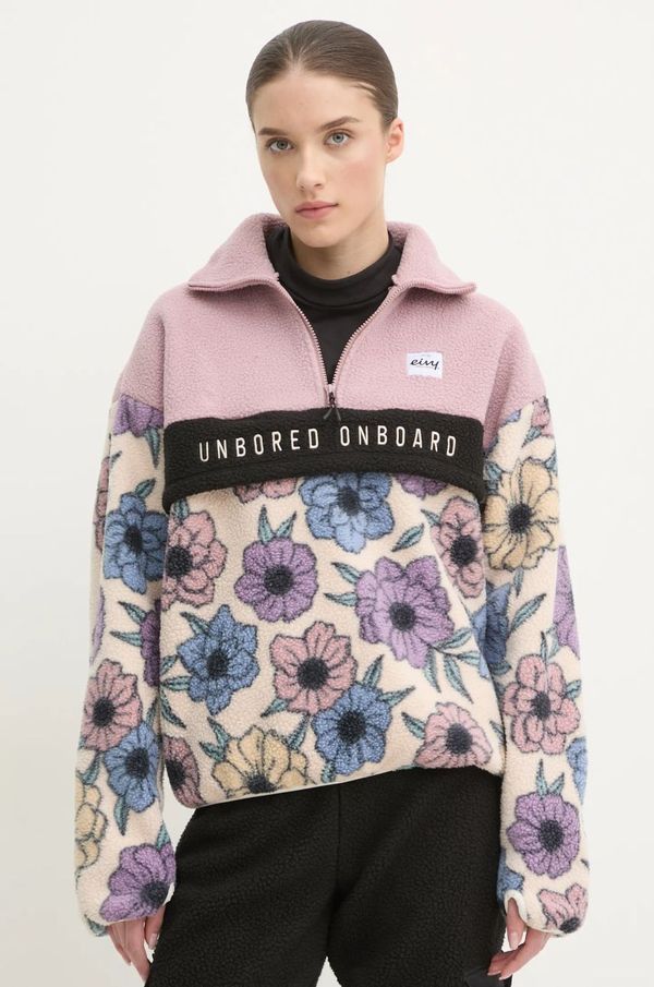 Eivy Športni pulover Eivy Ball Sherpa roza barva, A00339121