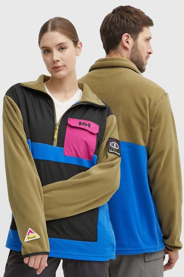 Helly Hansen Športni pulover Helly Hansen Play zelena barva, 54086