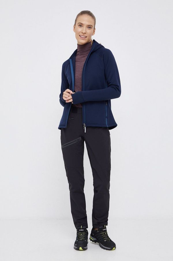 Houdini Športni pulover Houdini Power mornarsko modra barva, s kapuco