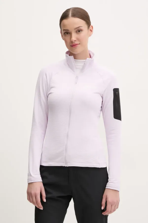 Jack Wolfskin Športni pulover Jack Wolfskin Prelight vijolična barva, A63790