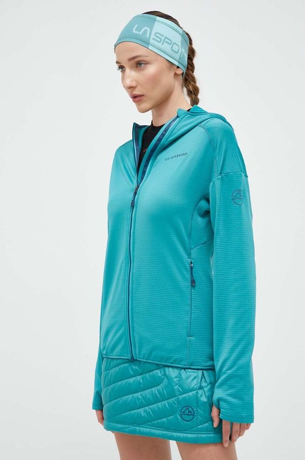 La Sportiva Športni pulover LA Sportiva Upendo Hoody zelena barva, s kapuco