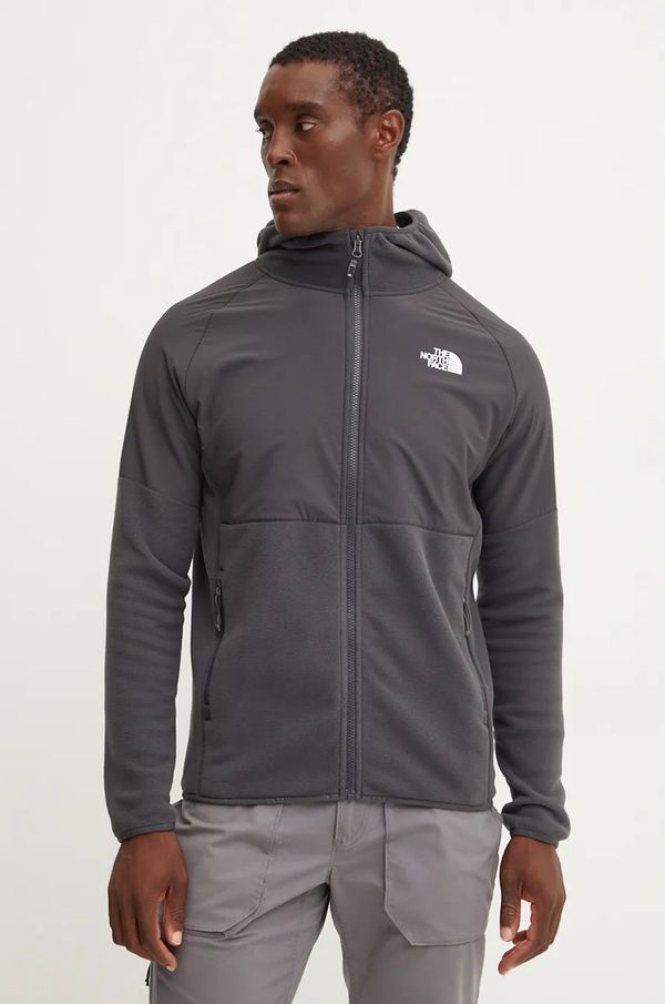 The North Face Športni pulover The North Face Glacier Heavyweight siva barva, NF0A89JJ03B1