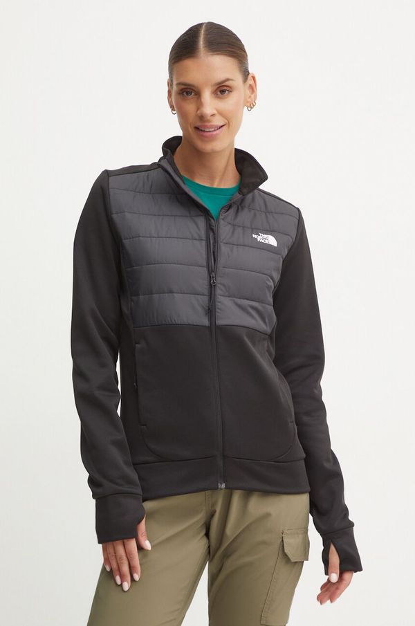 The North Face Športni pulover The North Face Reaxion Hybrid črna barva, NF0A8945KT01