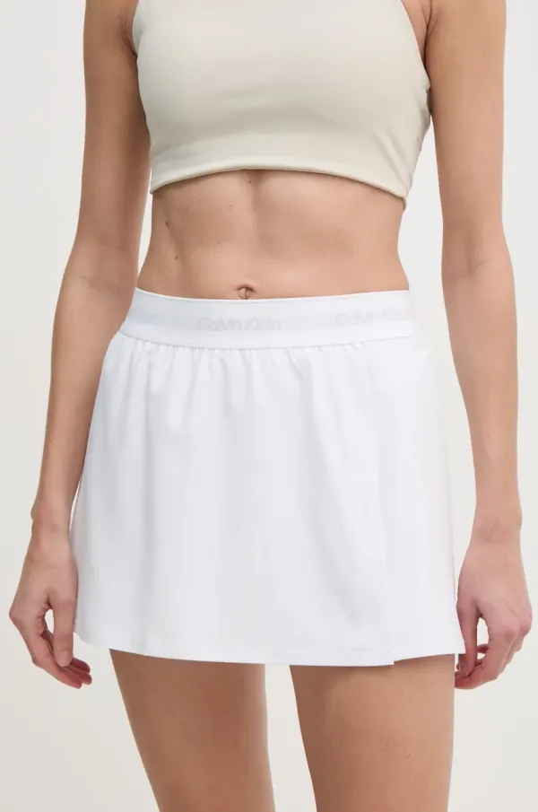 Calvin Klein Performance Športno krilo Calvin Klein Performance bela barva