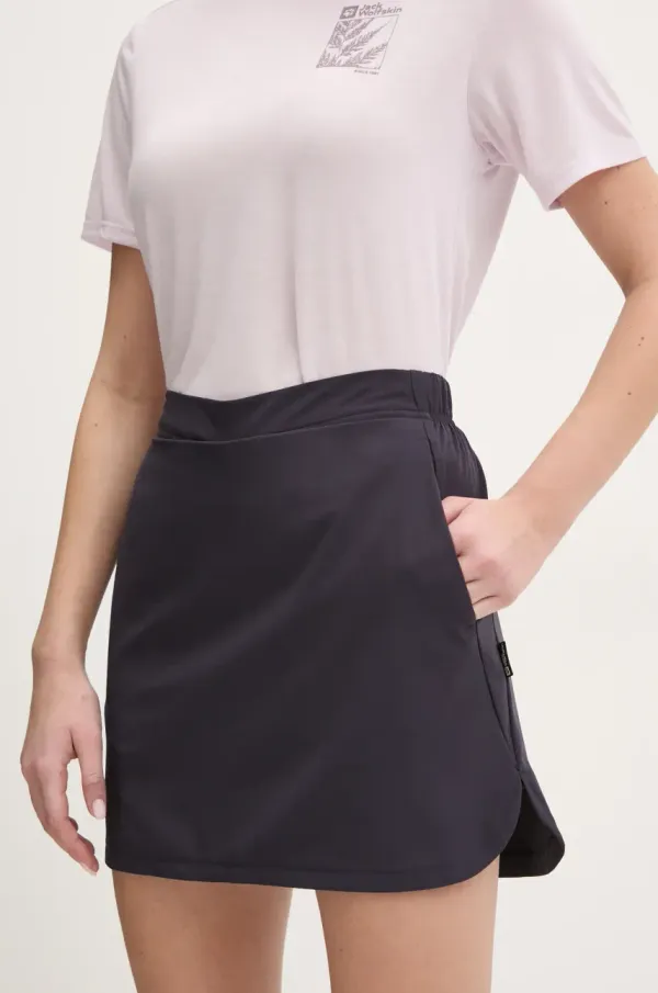 Jack Wolfskin Športno krilo Jack Wolfskin Waimea Skort mornarsko modra barva, A63890