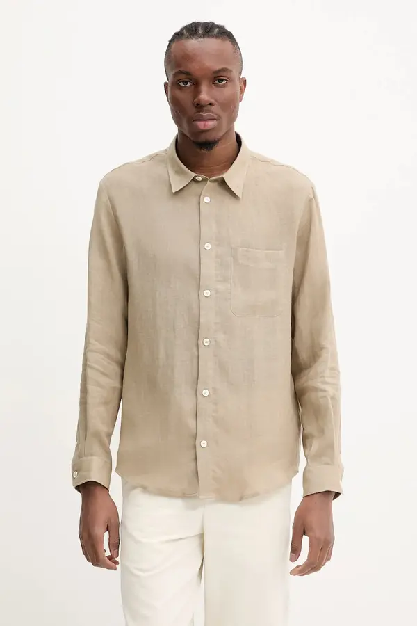 A.P.C. Srajca A.P.C. A.P.C. Chemise Cassel LIAEK-H12545 BLACK