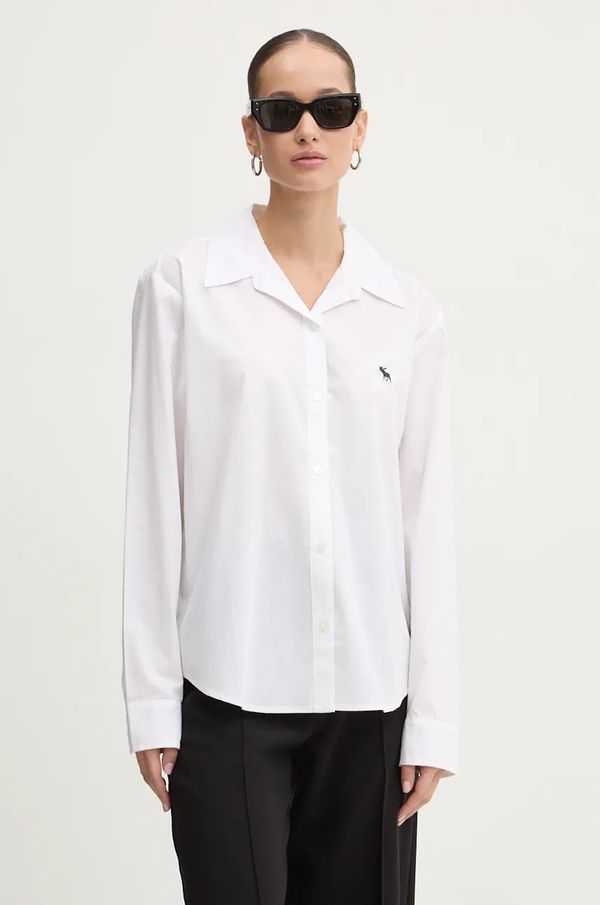 Abercrombie & Fitch Srajca Abercrombie & Fitch ženska, bež barva, KI140-4439