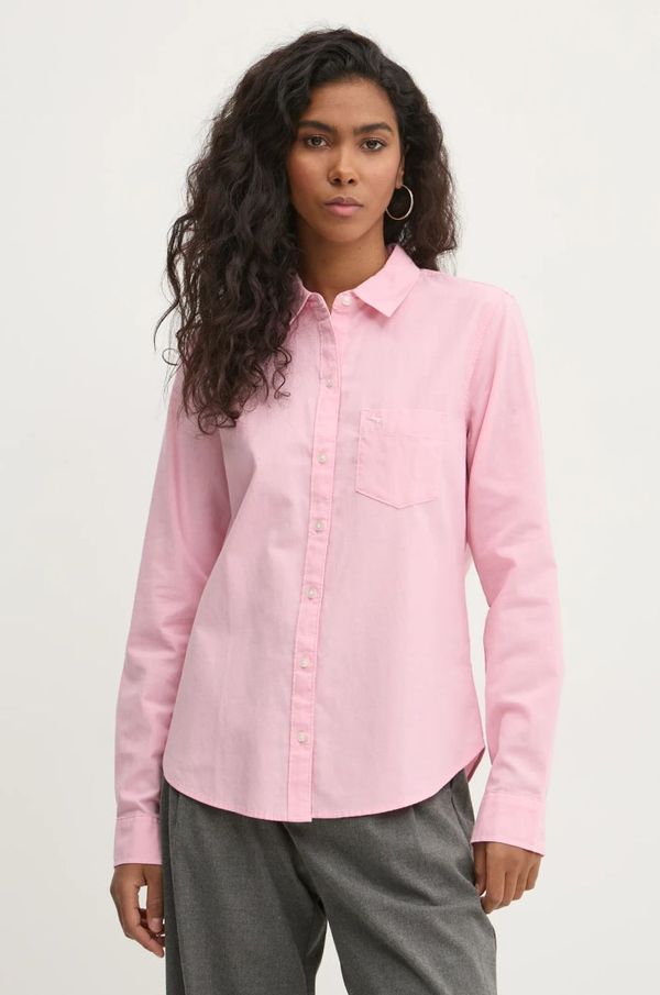 Abercrombie & Fitch Srajca Abercrombie & Fitch ženska, roza barva, KI140-4429