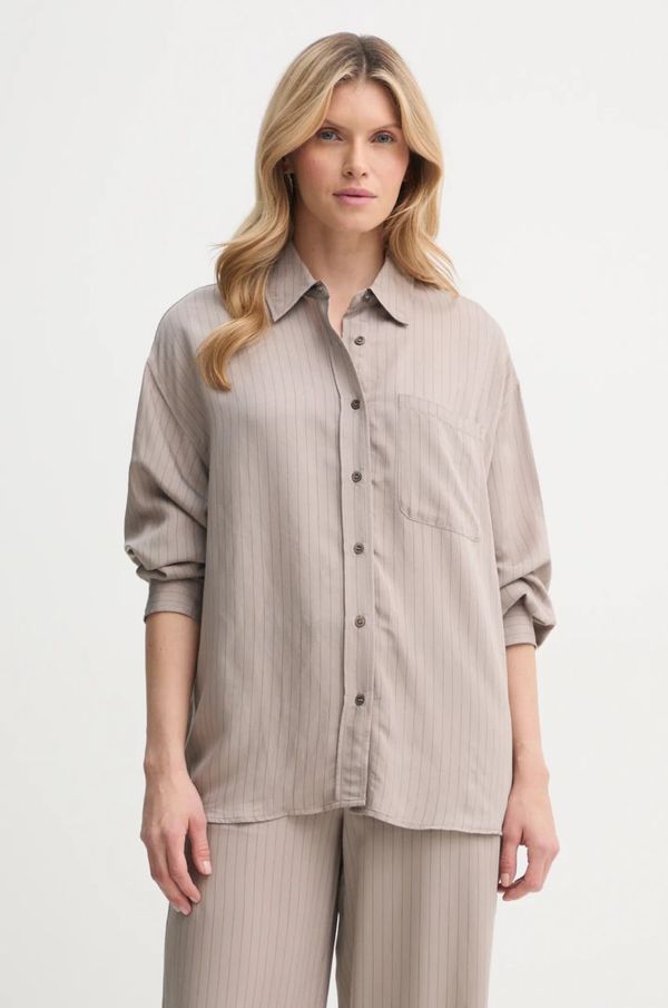 American Vintage Srajca American Vintage ženska, bež barva, OKY06BE25