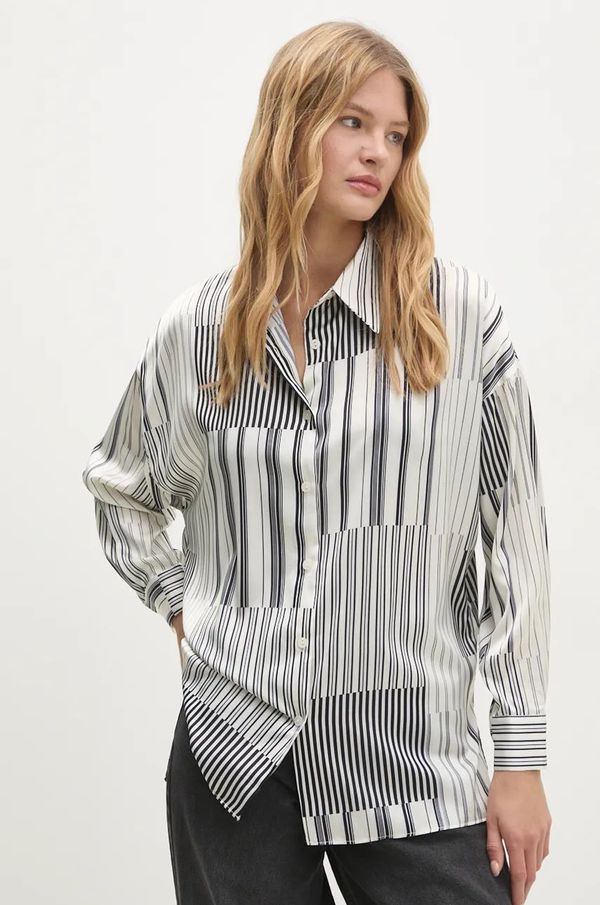 Answear Lab Srajca Answear Lab ženska, bela barva