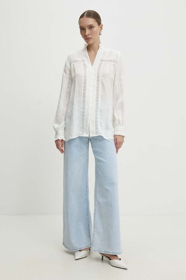 Answear Lab Srajca Answear Lab ženska, bela barva