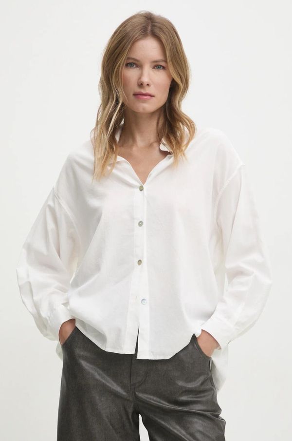 Answear Lab Srajca Answear Lab ženska, bela barva