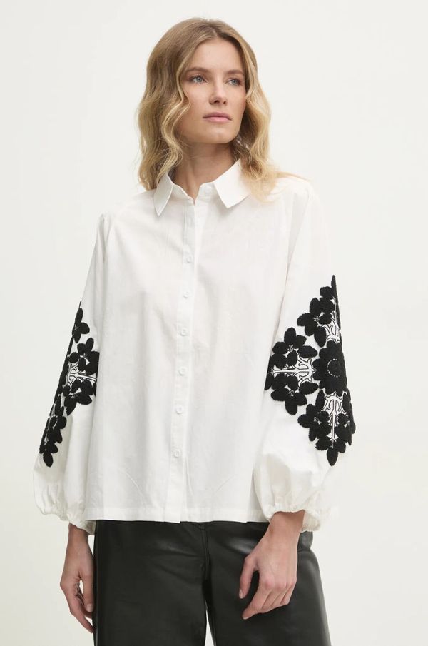 Answear Lab Srajca Answear Lab ženska, bela barva