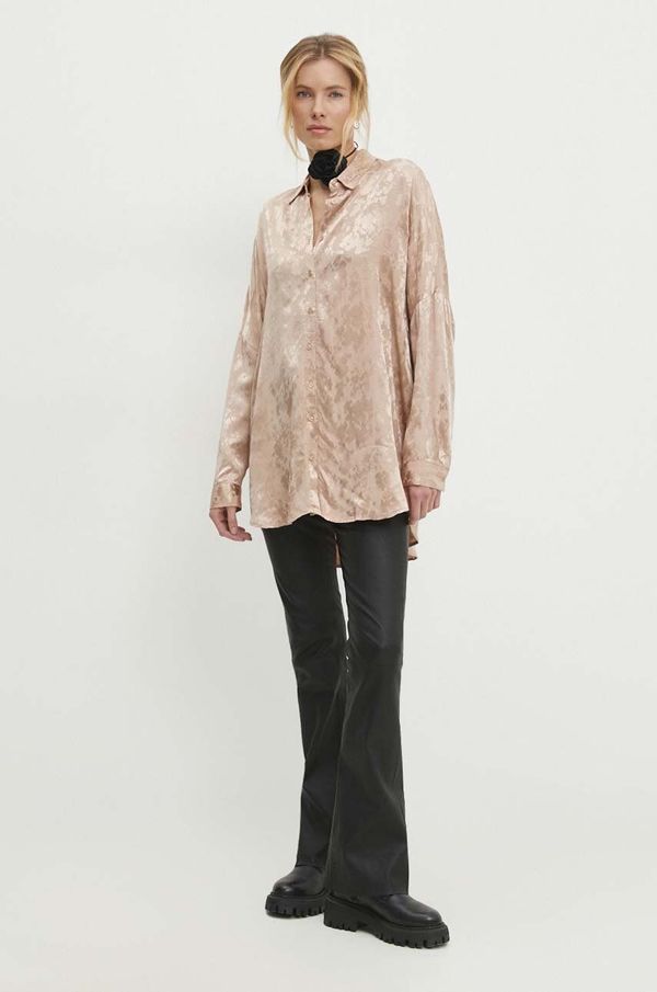 Answear Lab Srajca Answear Lab ženska, bež barva