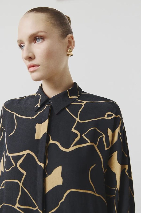 Answear Lab Srajca Answear Lab ženska, črna barva