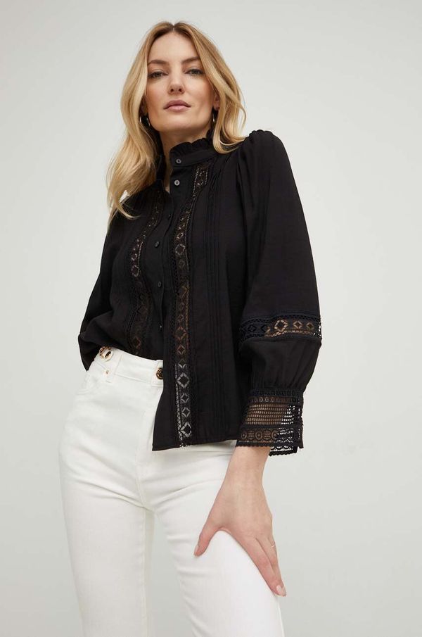 Answear Lab Srajca Answear Lab ženska, črna barva