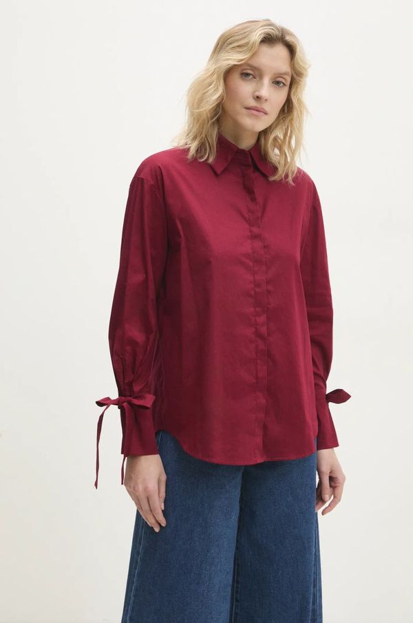 Answear Lab Srajca Answear Lab ženska, rdeča barva