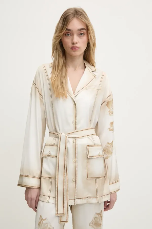 Blugirl Blumarine Srajca Blugirl Blumarine ženska, bež barva, RA5071.T3836