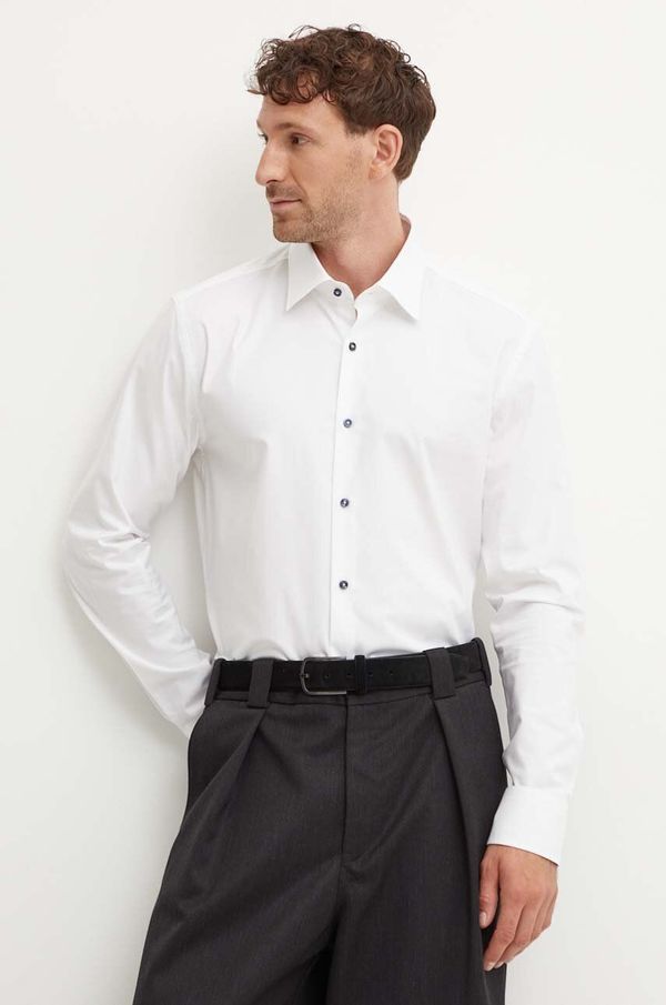 BOSS Srajca BOSS moška, bela barva, 50519867