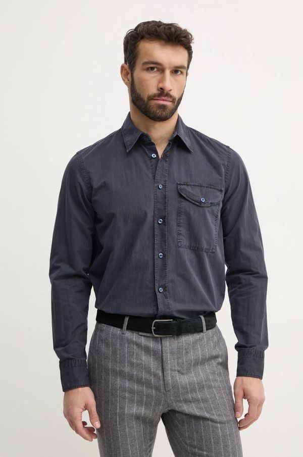 Boss Orange Srajca Boss Orange moška, siva barva, 50530932