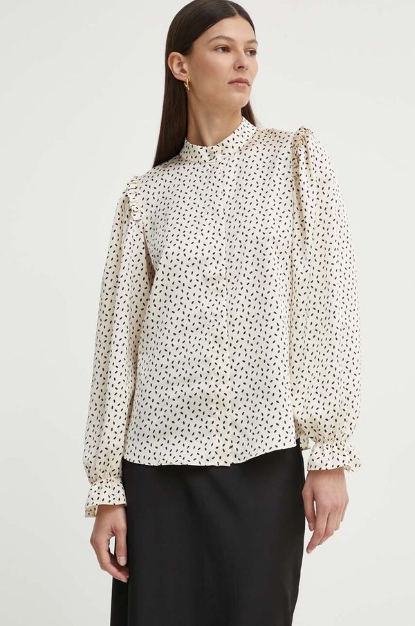 Bruuns Bazaar Srajca Bruuns Bazaar Acacia Fria ženska, bež barva