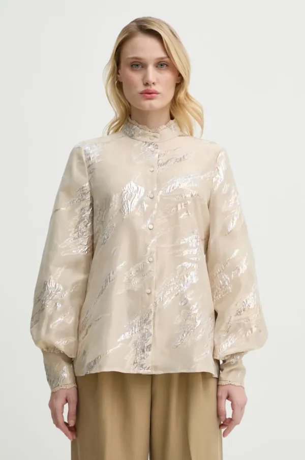 Bruuns Bazaar Srajca Bruuns Bazaar ženska, bež barva, BBW4401