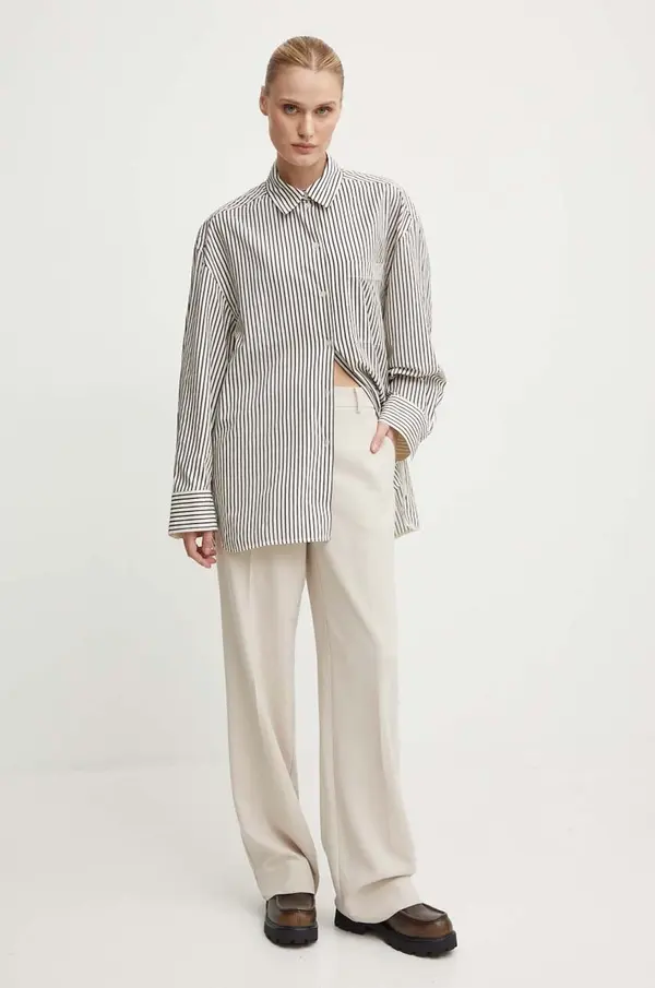 Day Birger et Mikkelsen Srajca Day Birger et Mikkelsen Tan - Daily Classic Stripe RD