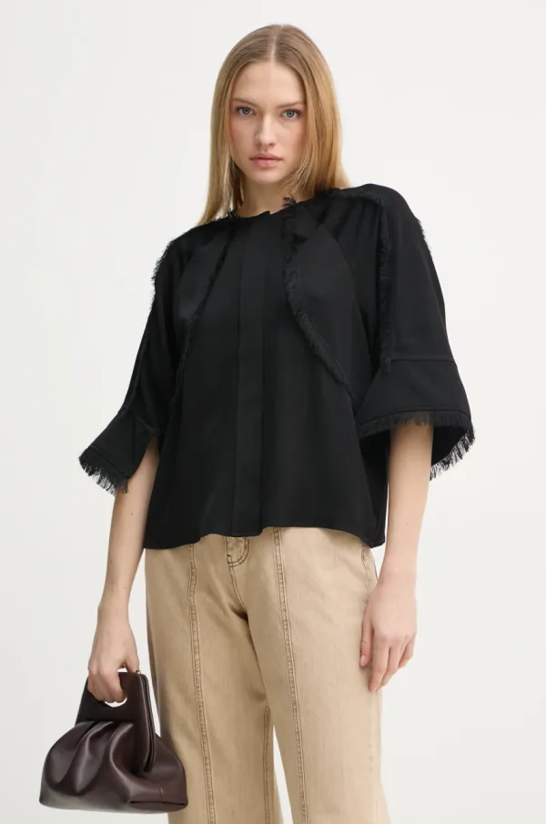 Day Birger et Mikkelsen Srajca Day Birger et Mikkelsen Zelie ženska, črna barva, DAY65243774