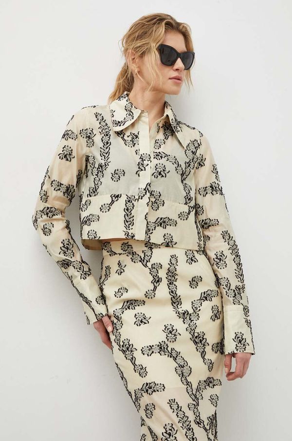 Day Birger et Mikkelsen Srajca Day Birger et Mikkelsen ženska, bež barva