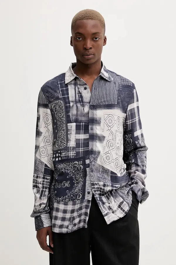 Desigual Srajca Desigual BLUE PATCH