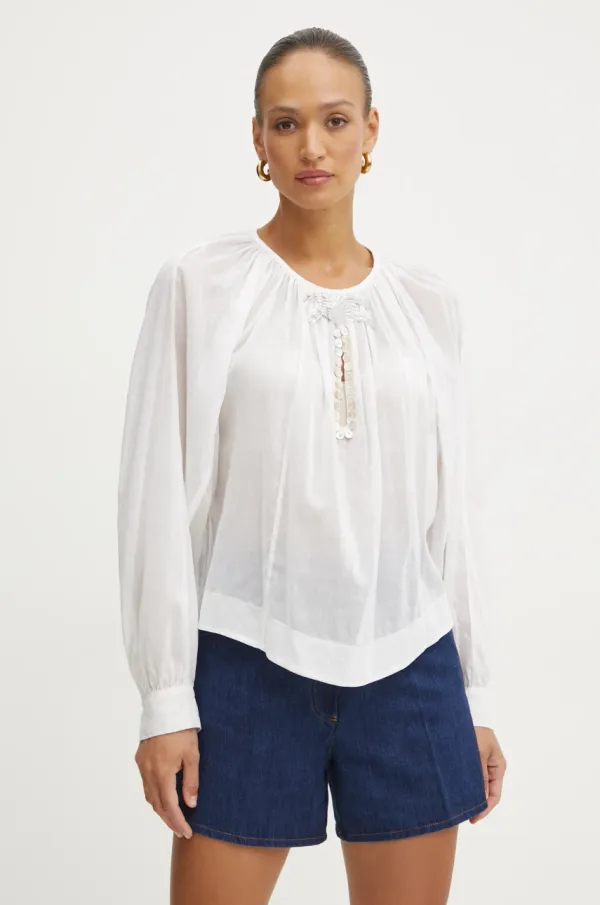 Forte Forte Srajca Forte Forte ženska, bela barva, 13534.my shirt